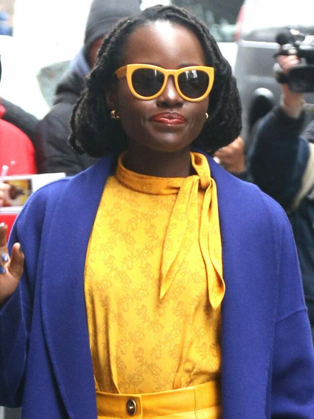 Lupita Nyong'o strolling in New York City