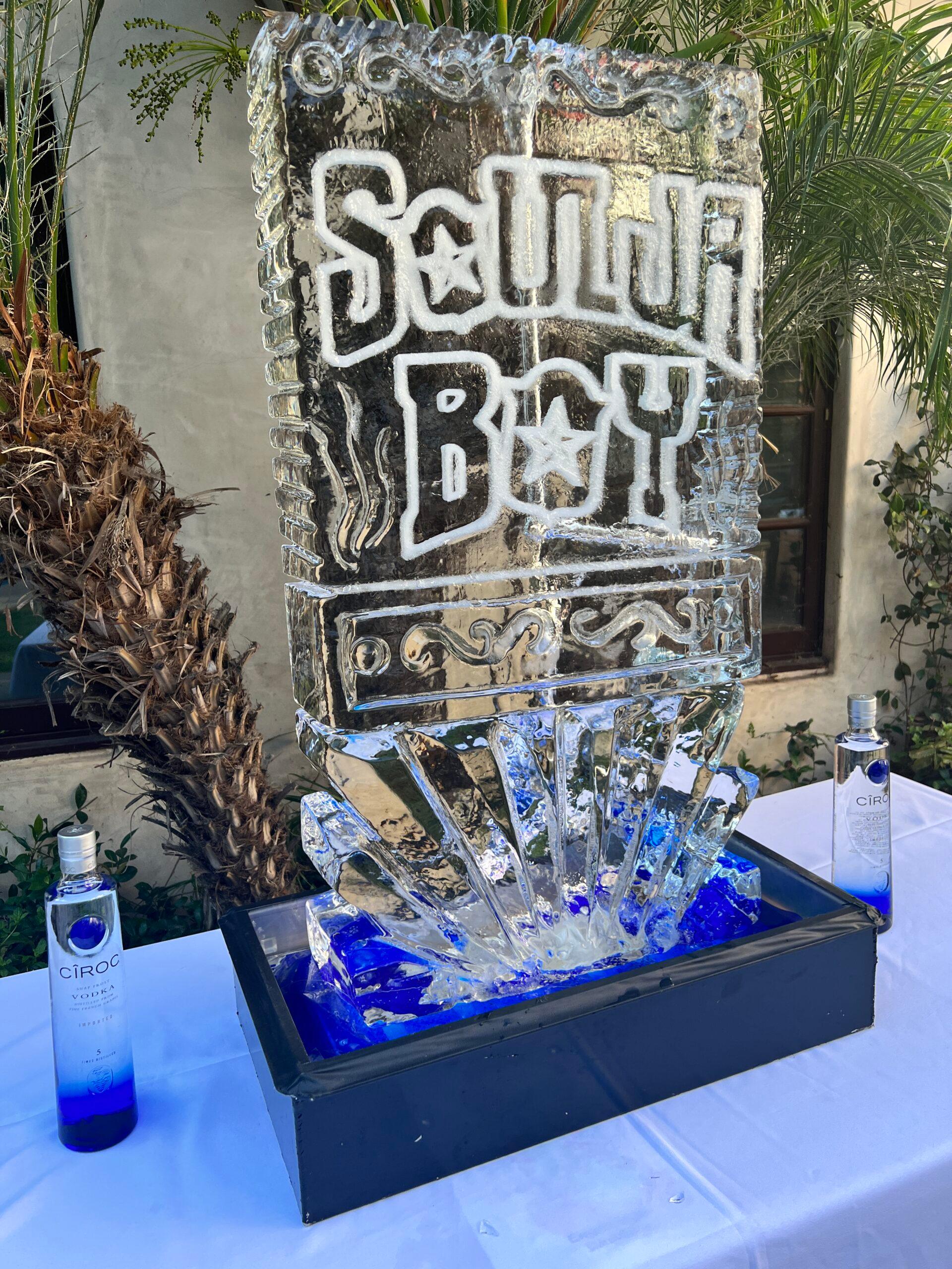 Soulja Boy Ice Sculpture