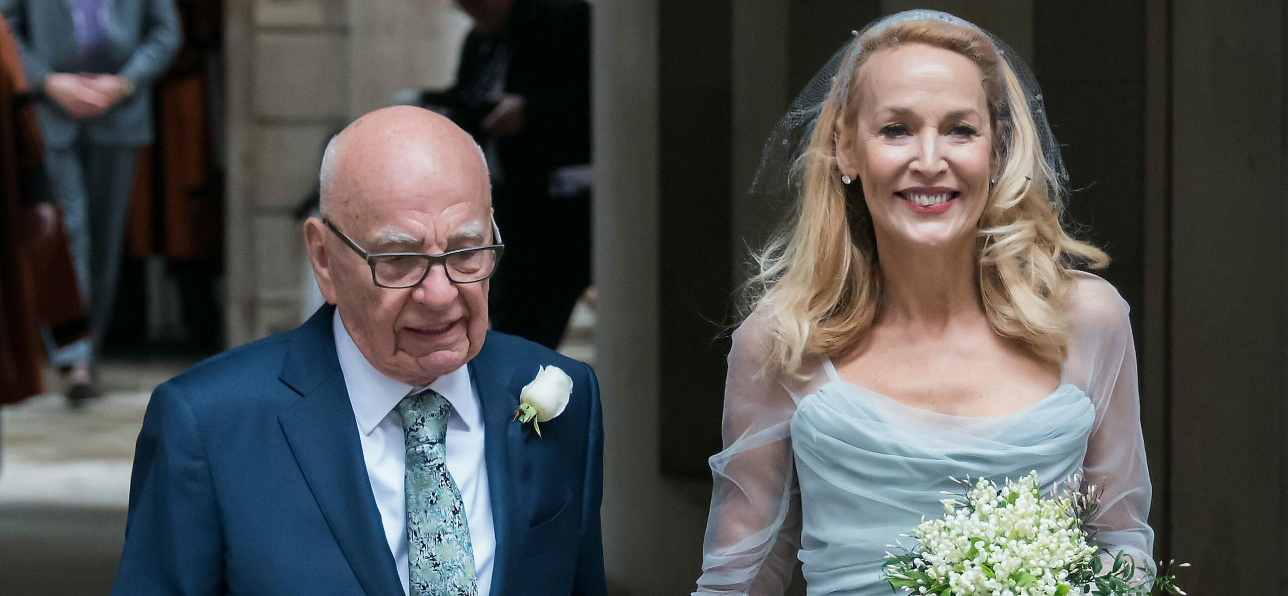 Jerry Hall Officially Files For Divorce From Rupert Murdoch, Wants Support