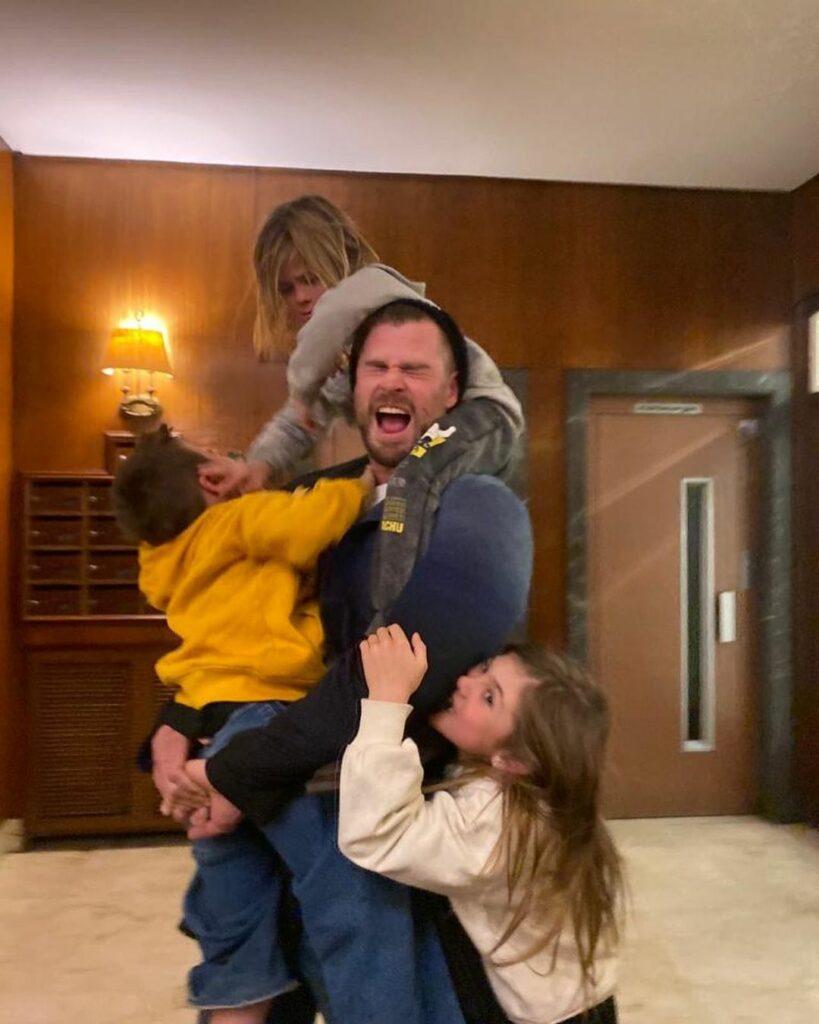 Chris Hemsworth is a doting dad