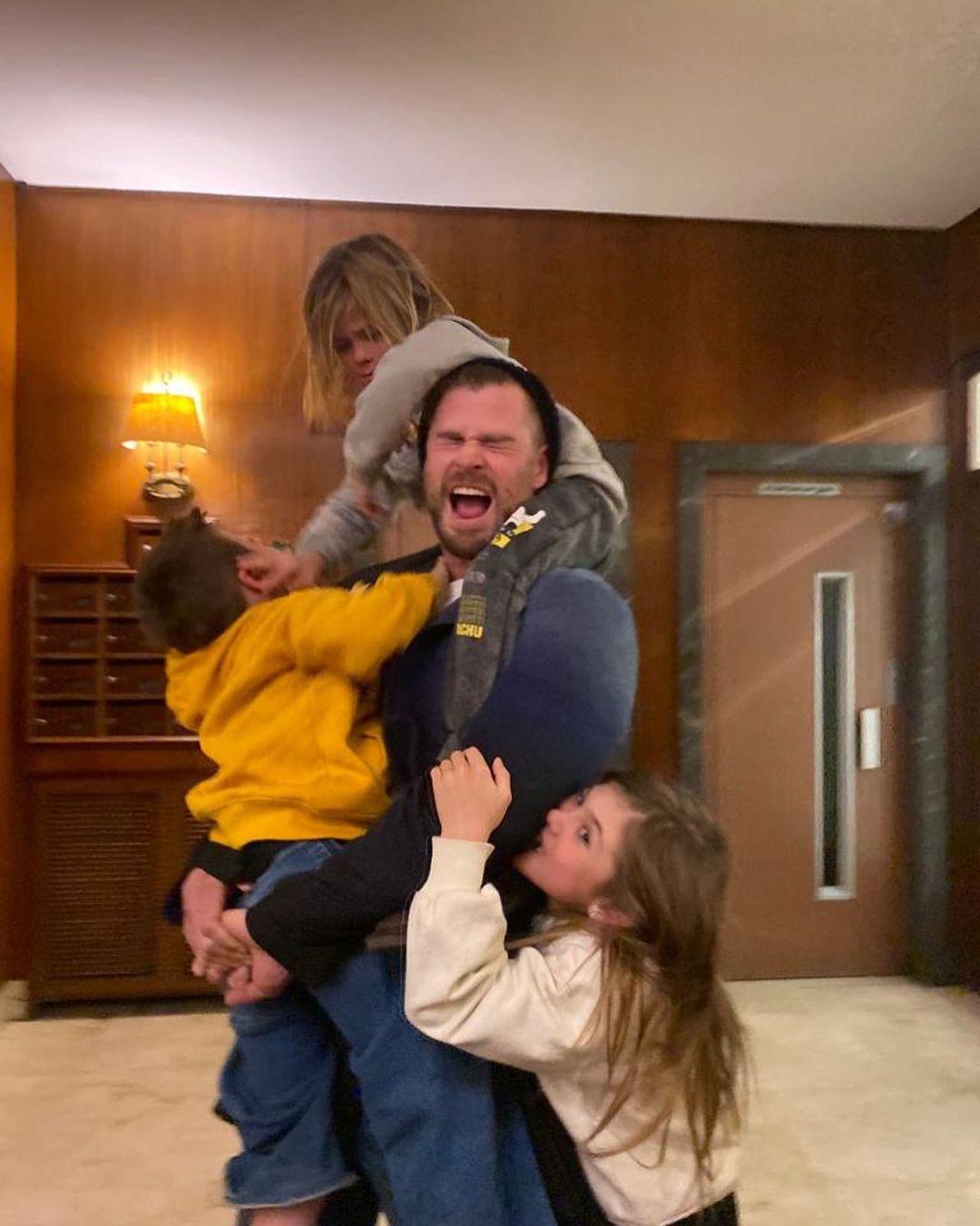 Chris Hemsworth is a doting dad