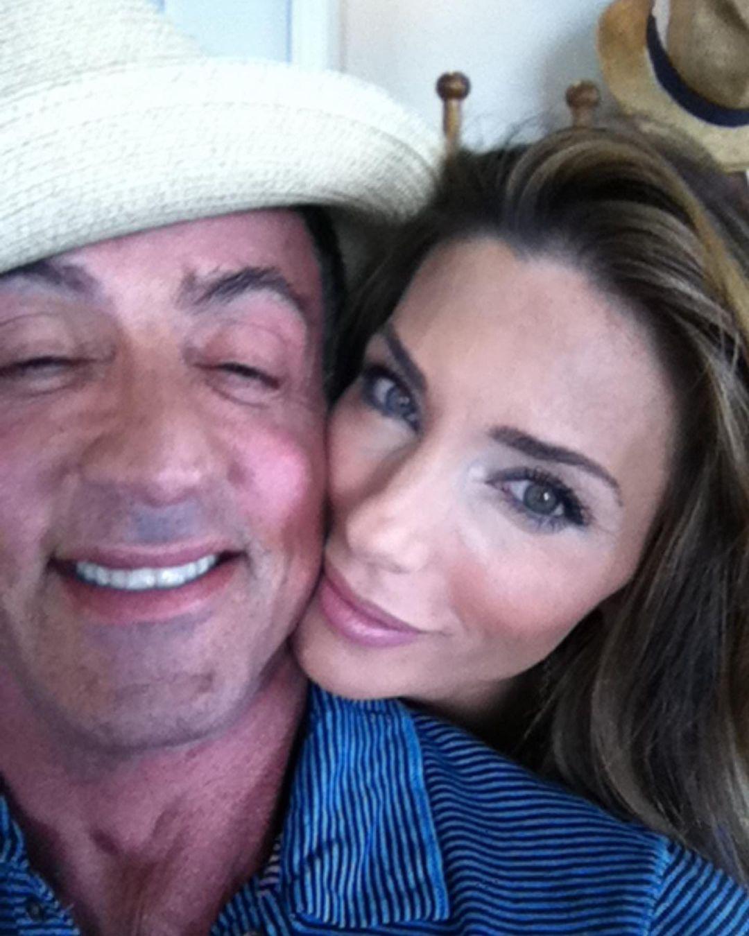 Sylvester Stallone and wife Jennifer Flavin