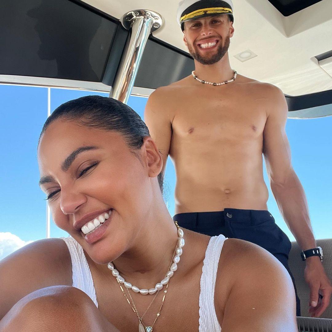 Ayesha and Stephen Curry