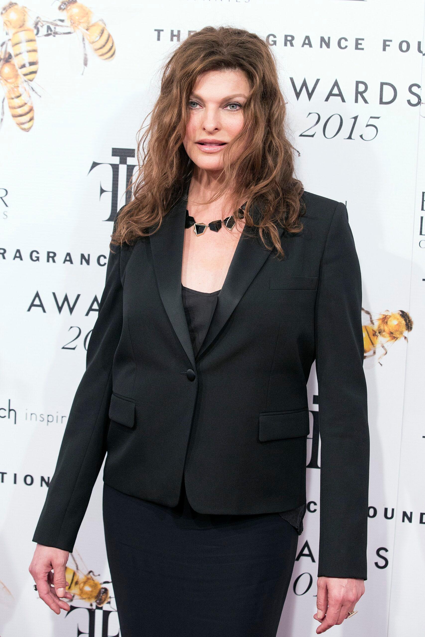 Linda Evangelista at the 2015 Fragrance Foundation Awards