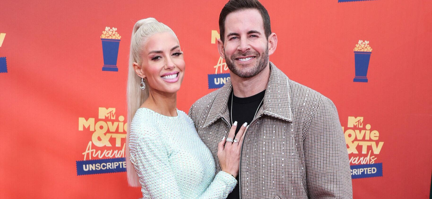 Heather Rae El Moussa Shows Off Baby Bump In Tight Dress