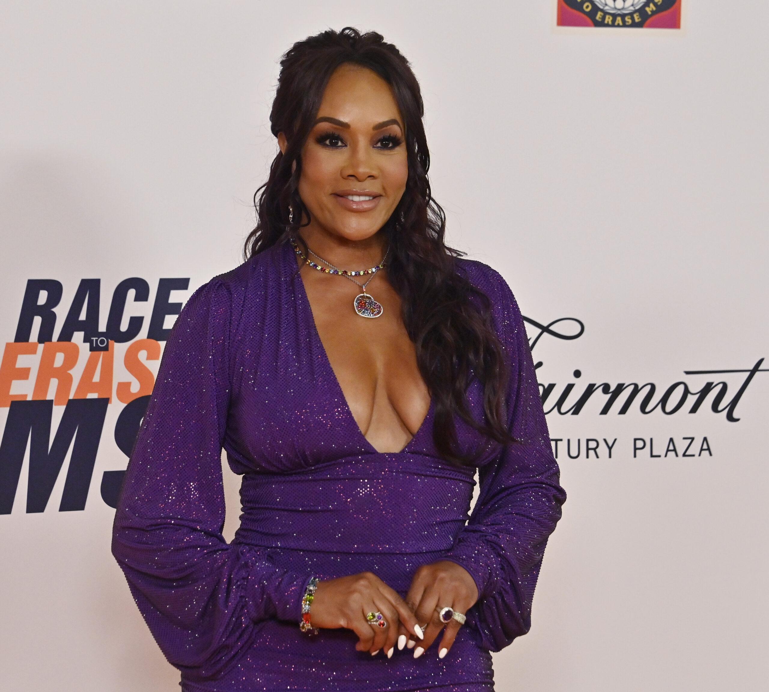 Vivica A. Fox at the Race to Erase MS Gala in Los Angeles