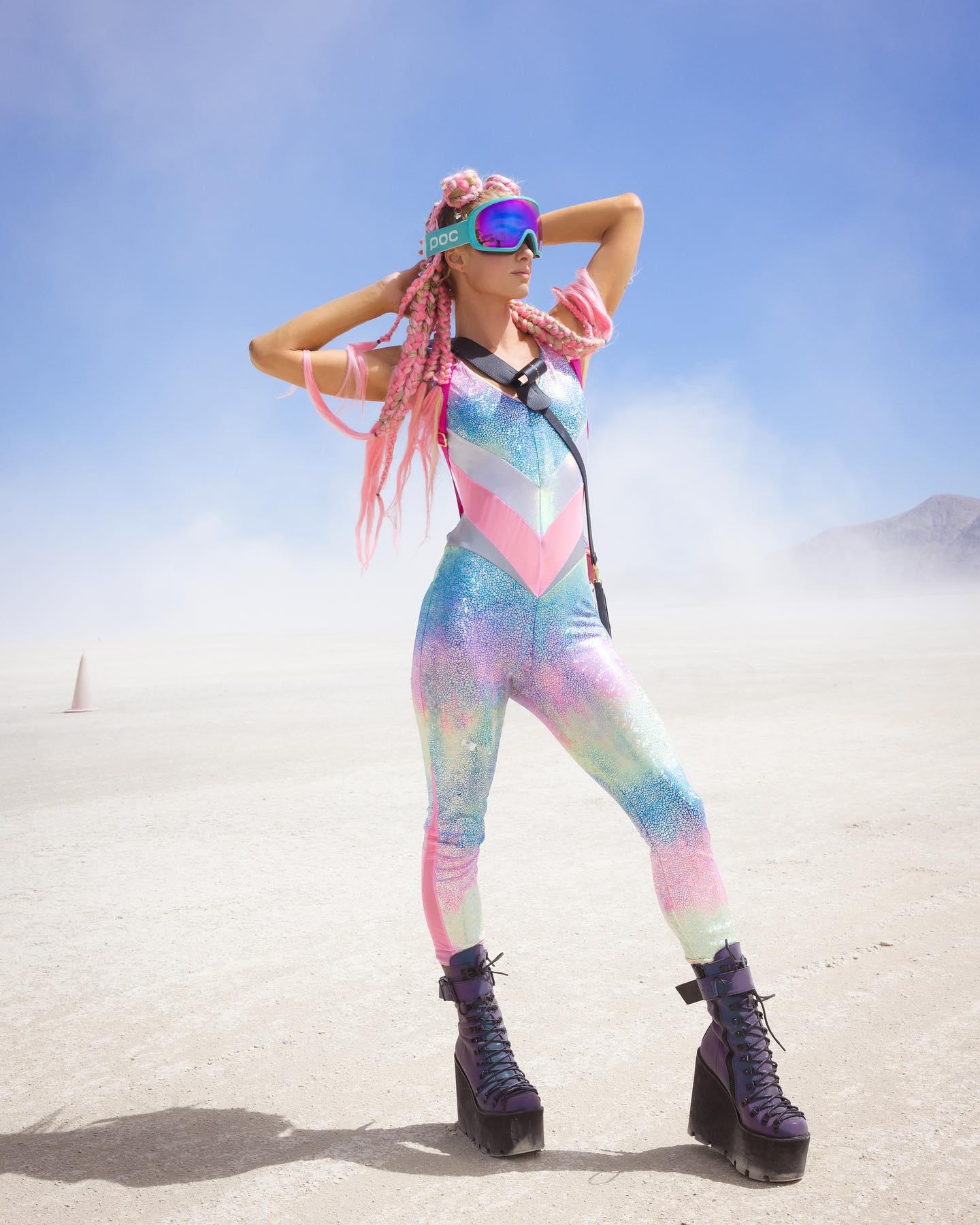Paris Hilton at Burning Man 2022
