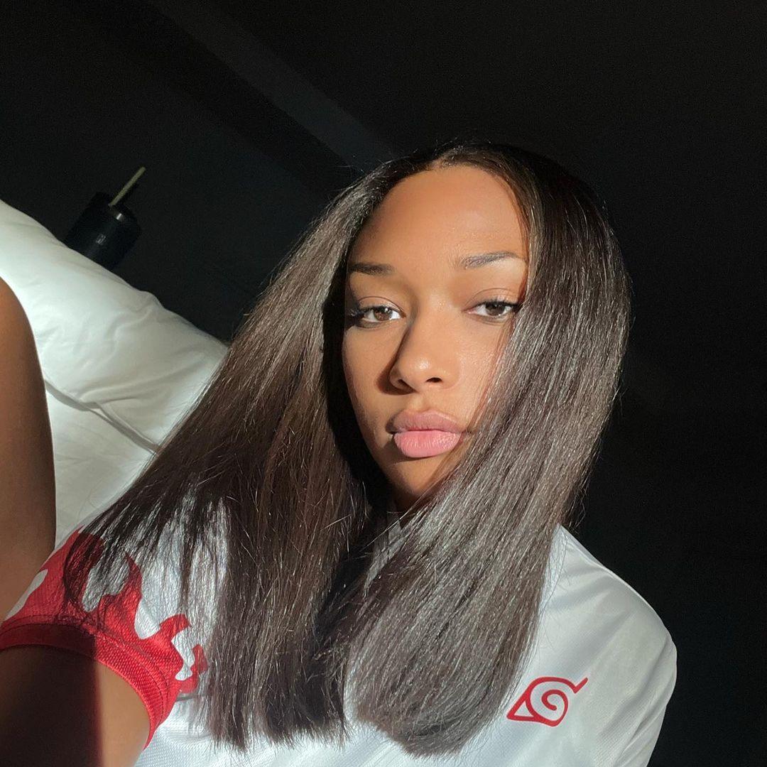 Megan Thee Stallion Flaunts Natural Hair & NoMakeup Look