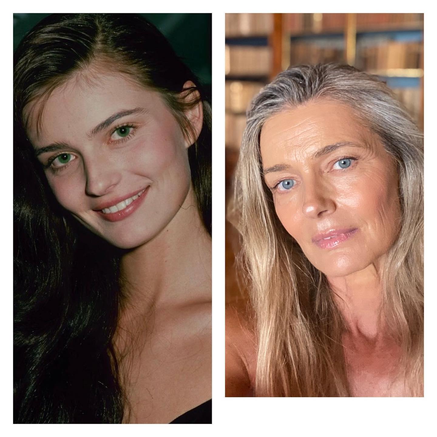 Paulina Porizkova throwback snap