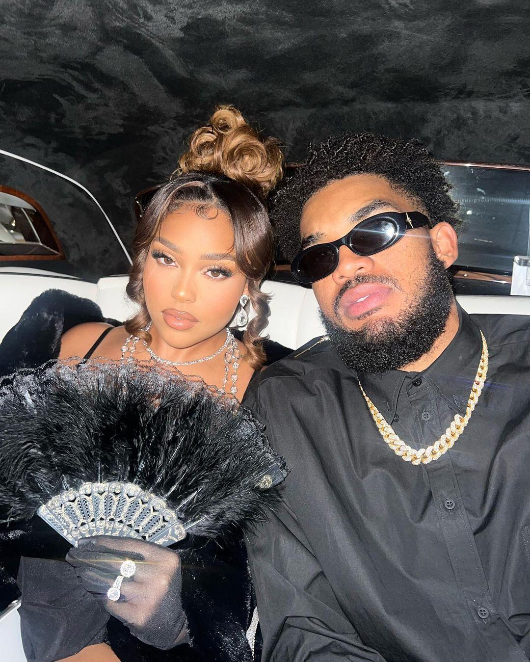 Jordyn Woods and Karl Anthony Towns