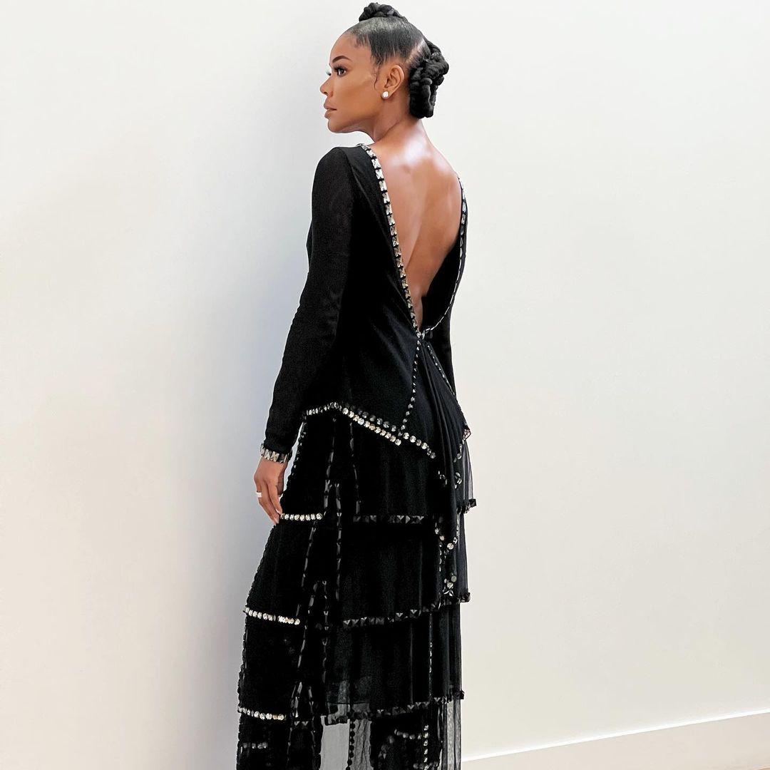 Gabrielle Union Looks Regal Rocking Dramatic Ensemble