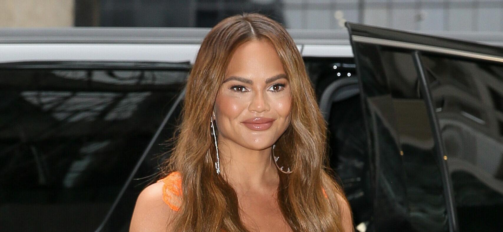 Chrissy Teigen Asks Whitney Cummings To Be Her Baby’s Godmother During Podcast