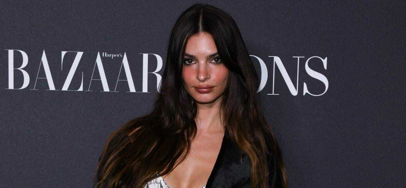 Emily Ratajkowski Leaves Little To The Imagination In Mesh Mini Dress At Vogue World Afterparty