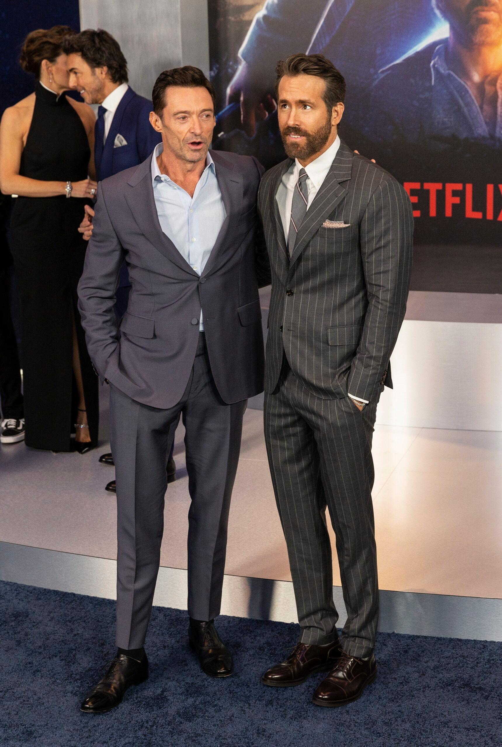 See Ryan Reynolds, Hugh Jackman suited up in 1st look at 'Deadpool 3':  Photo - Good Morning America