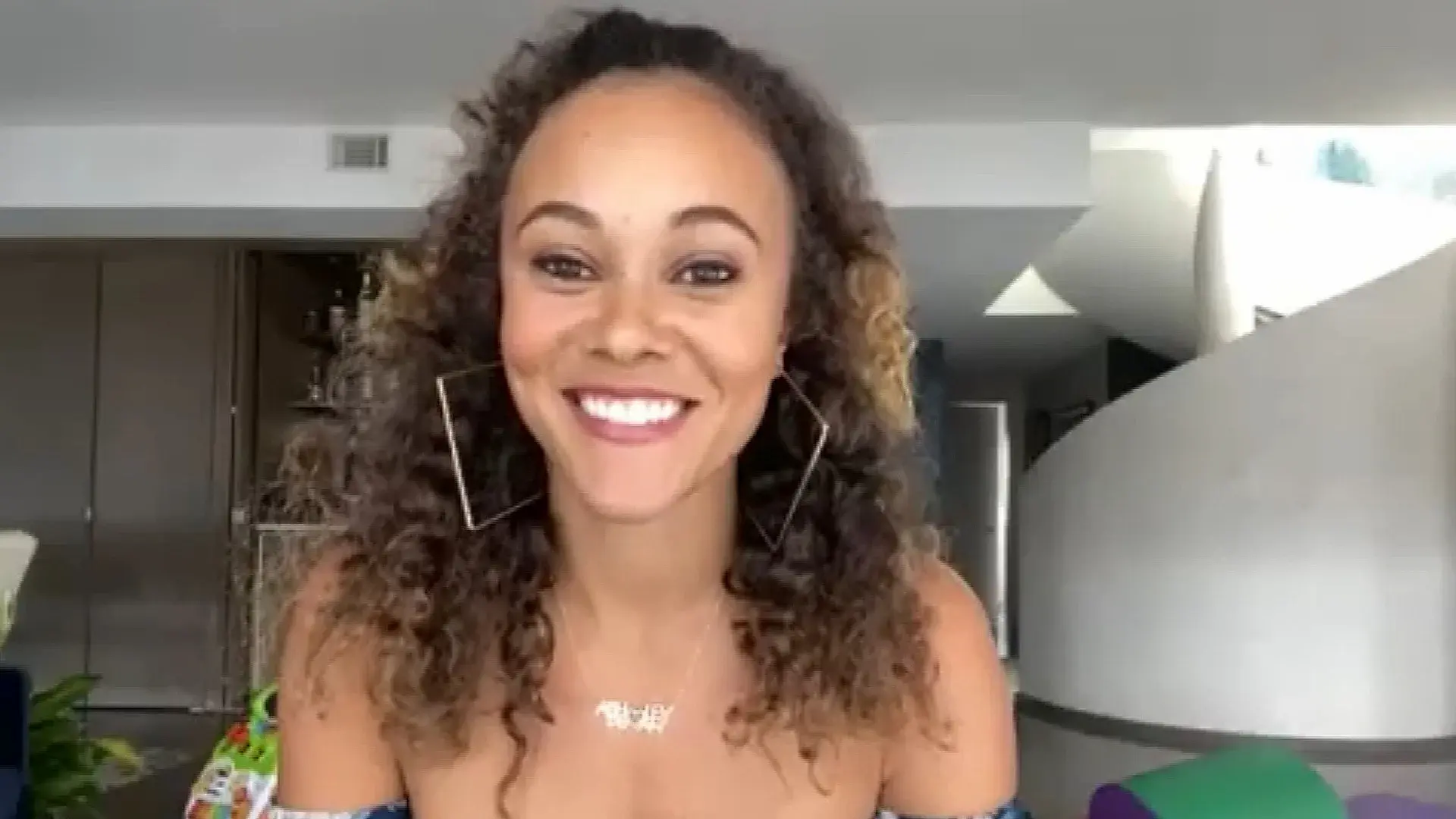 ashley darby smiling on IG live