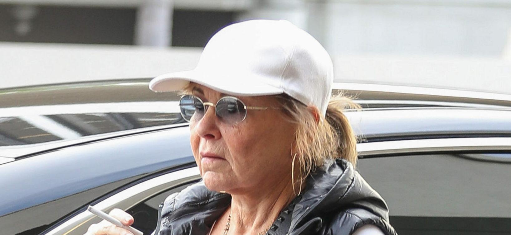 Roseanne Barr at LAX International Airport