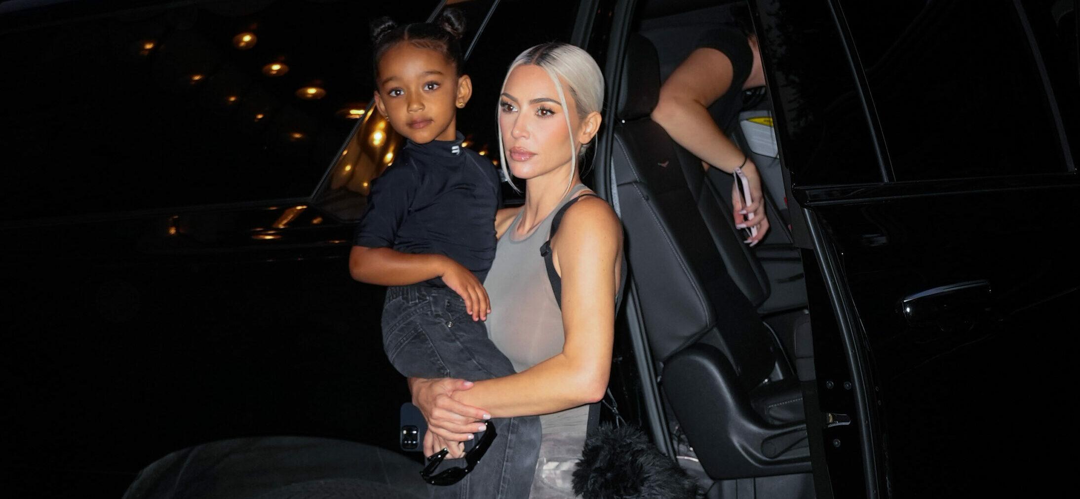 Chicago West Gives Face Like Mommy Kim Kardashian In IG Posted By Aunty Koko