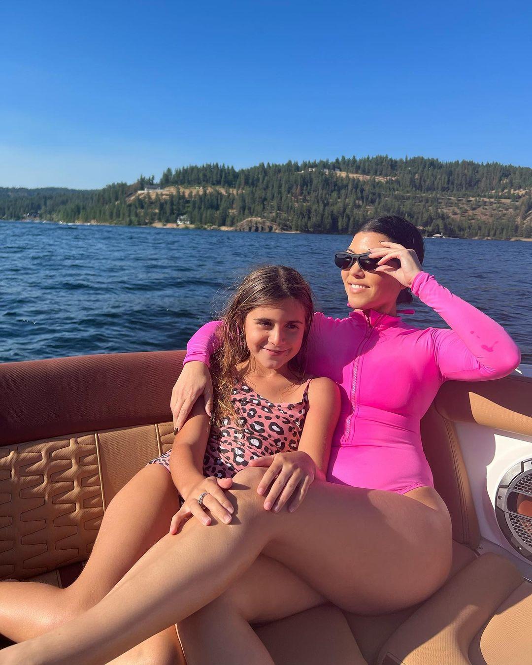 Kourtney Kardashian and Penelope