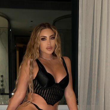 Larsa Pippen Wears Nothing Underneath Her Long, Sheer Dress