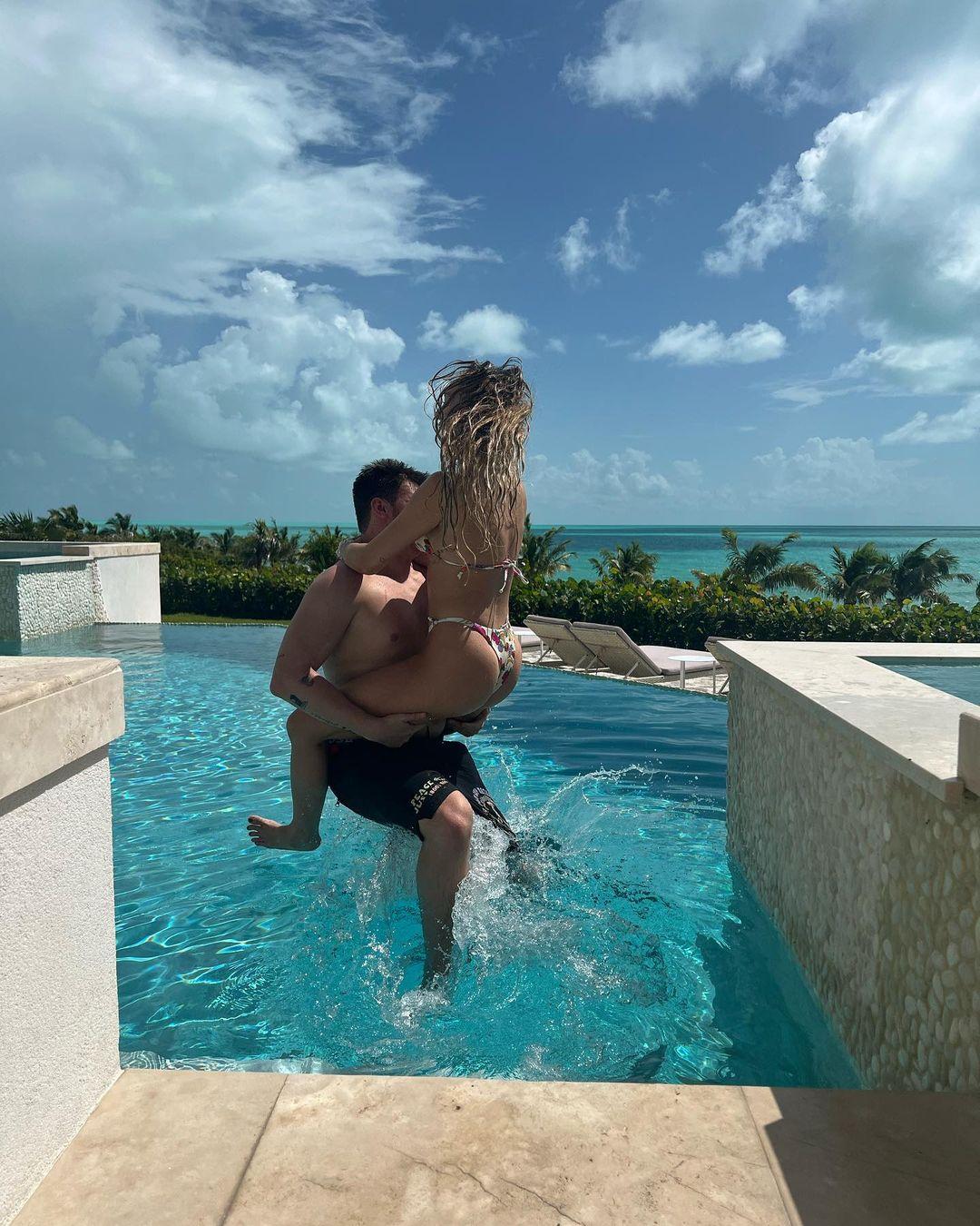 Corinne Olympios and Vincent Frantantoni