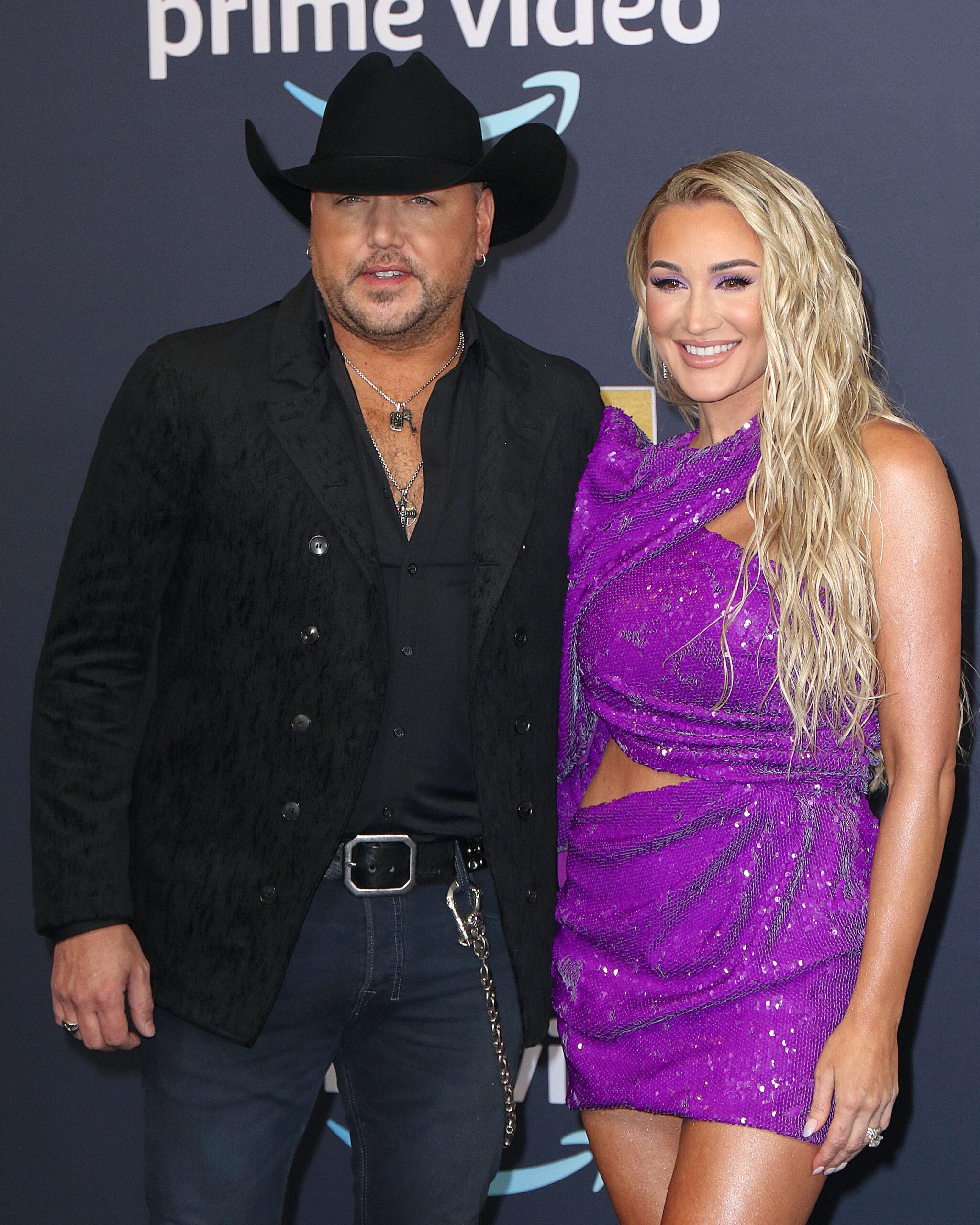 Jason and Brittany Aldean at the 57th ACM Awards in Las Vegas