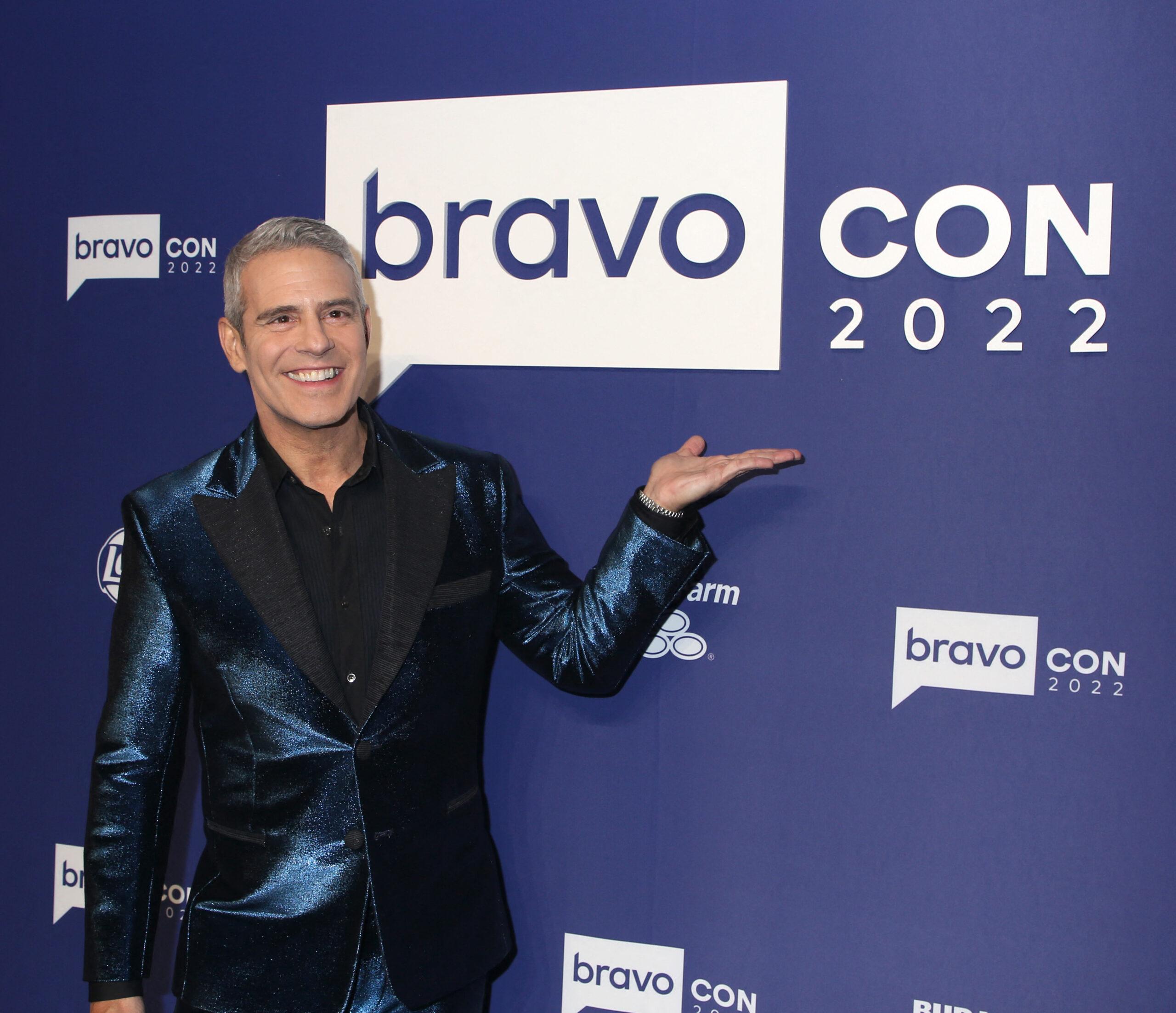 Andy Cohen at Andy's Legends Ball Red Carpet at BravoCon