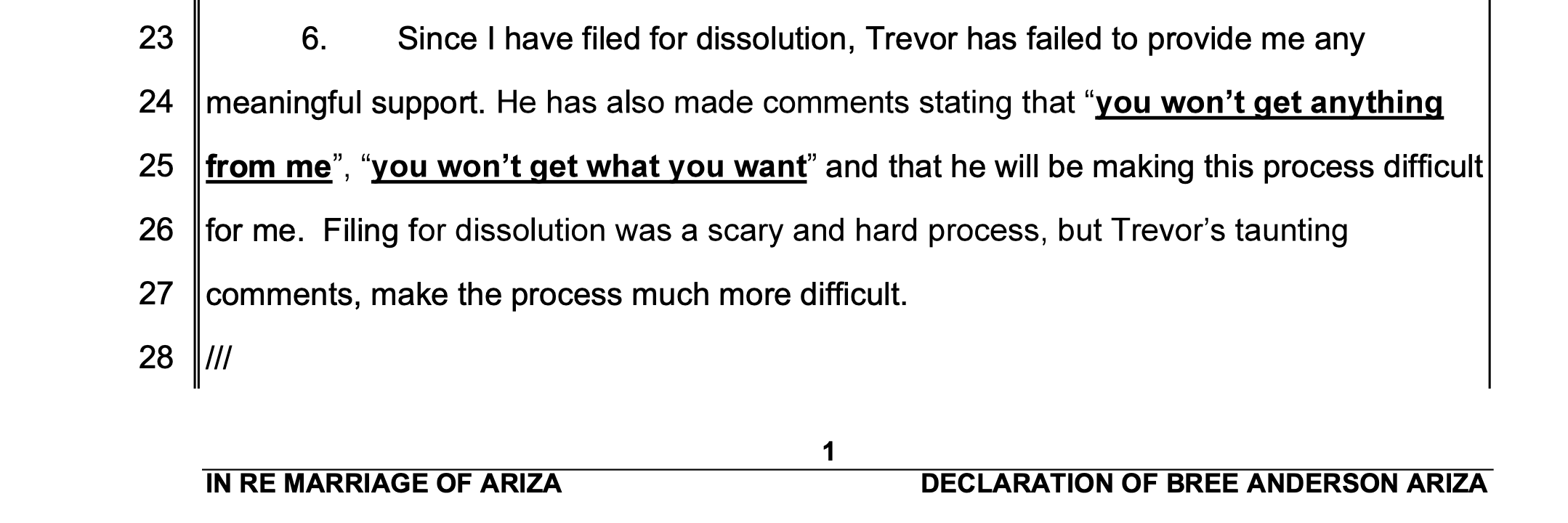 NBA Star Trevor Ariza's Ex-Wife Demands Over $250,000 For Support In Divorce