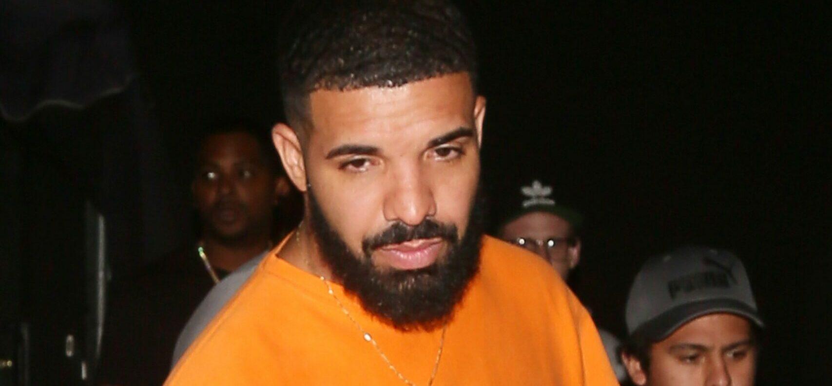 Drake is seen leaving the The Nice Guy at 5 A M in the morning
