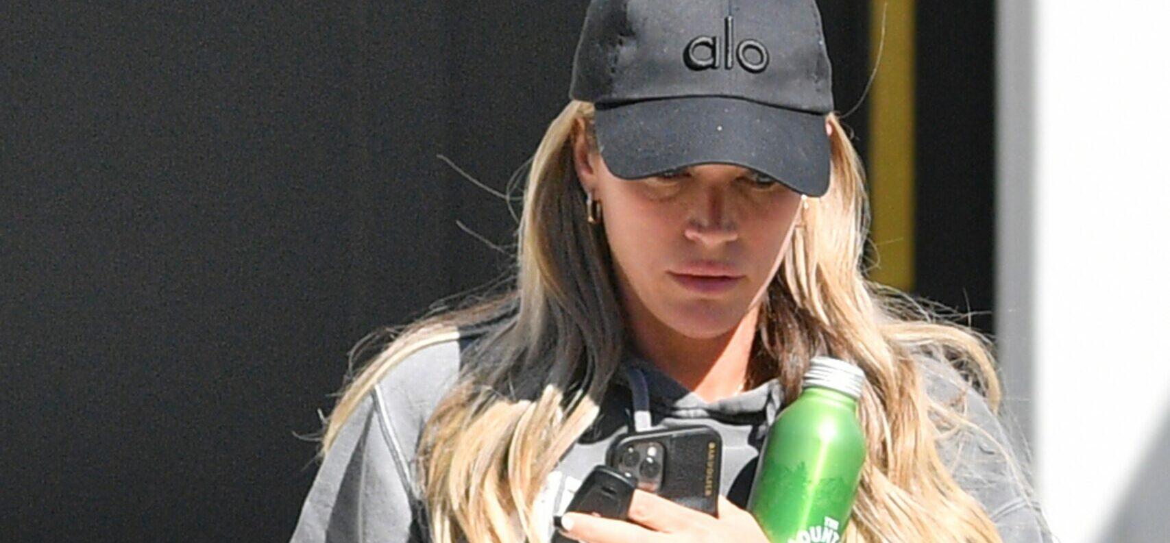 Teddi Mellencamp is seen leaving the home of RHOBH star Dorit Kemsley who was reportedly held at gunpoint by 3 men and robbed of jewelry and handbags during 20-minute home invasion