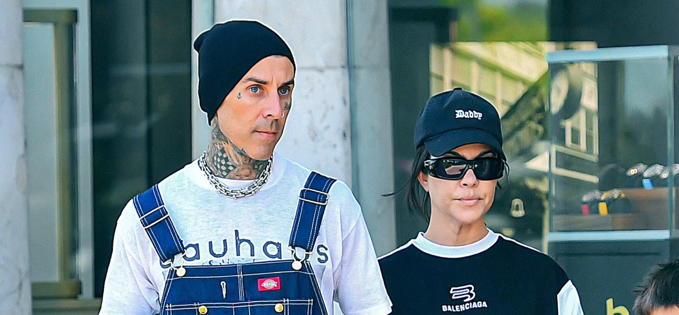 Travis Barker amp Kourtney Kardashian Go Jewelry Shopping For Son Landon apos s 19th Birthday in Calabasas CA