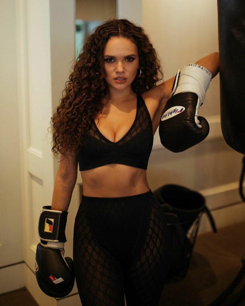 Madison Pettis posing for the camera.