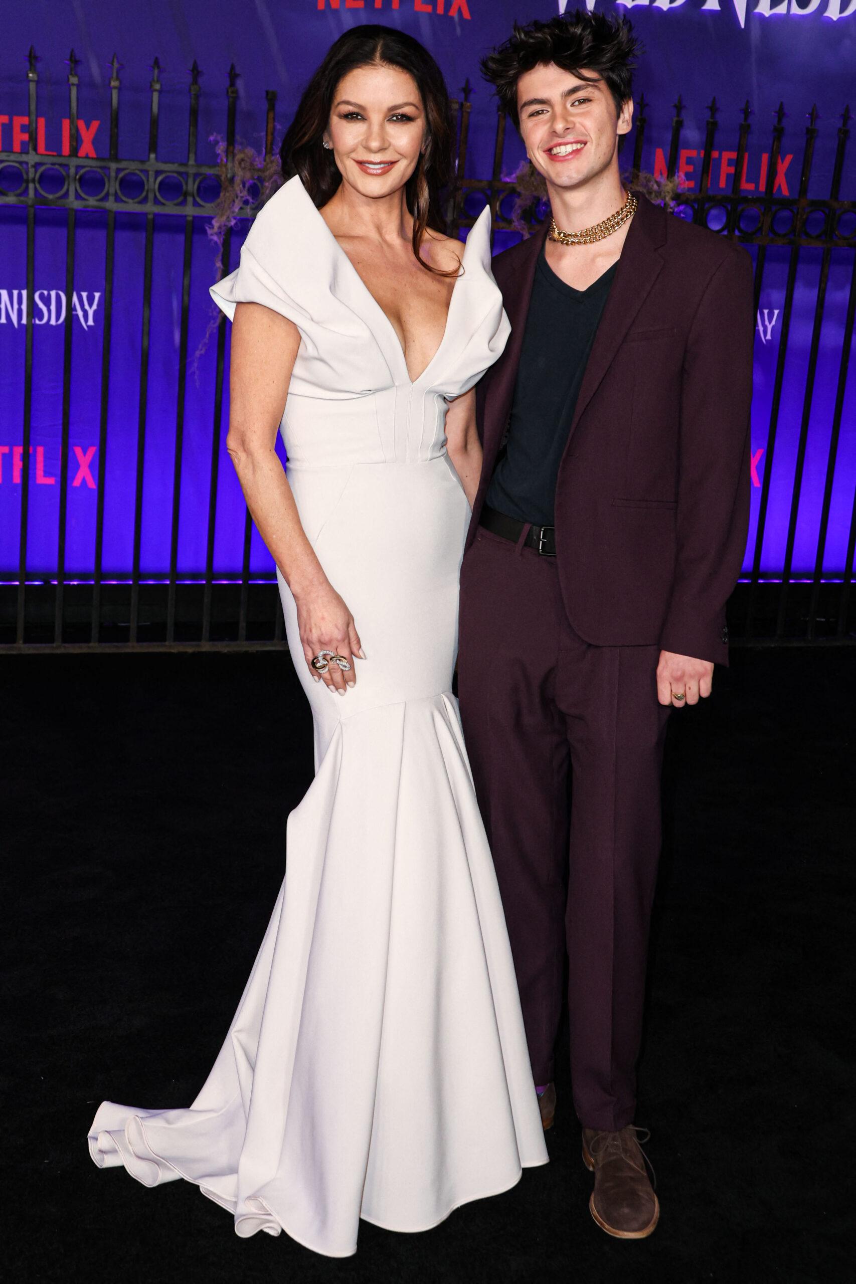 Catherine Zeta-Jones and son Dylan