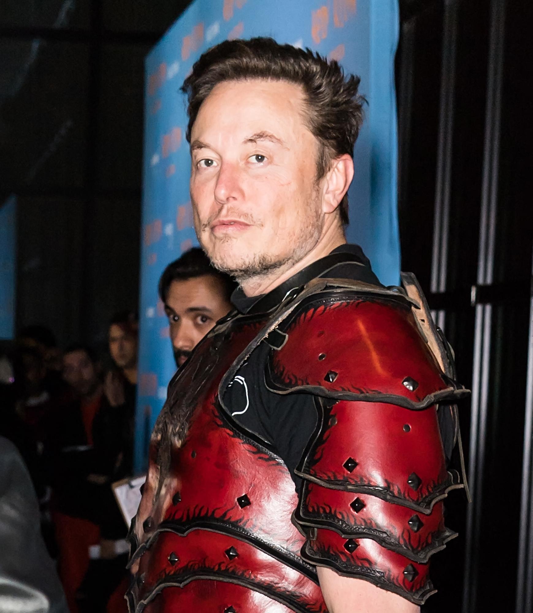 Elon Musk at Heidi Klum's 21st Annual Halloween Party in New York City