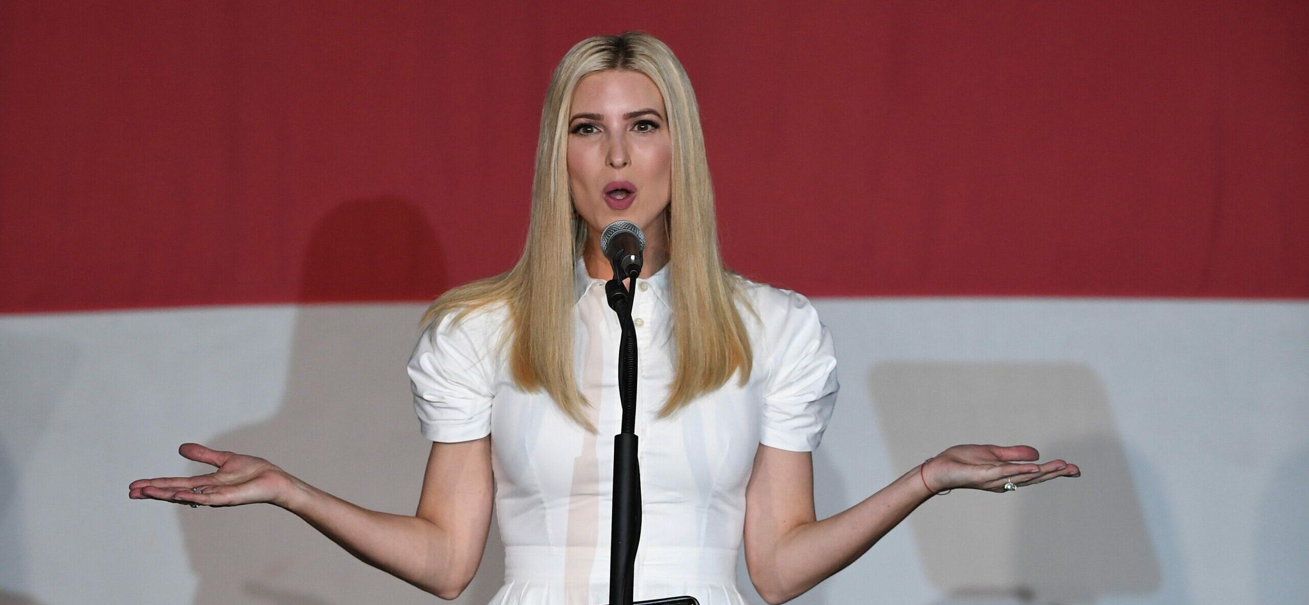 Ivanka Trump Flaunts Her Curves In A Sparkling Silver Two-Piece