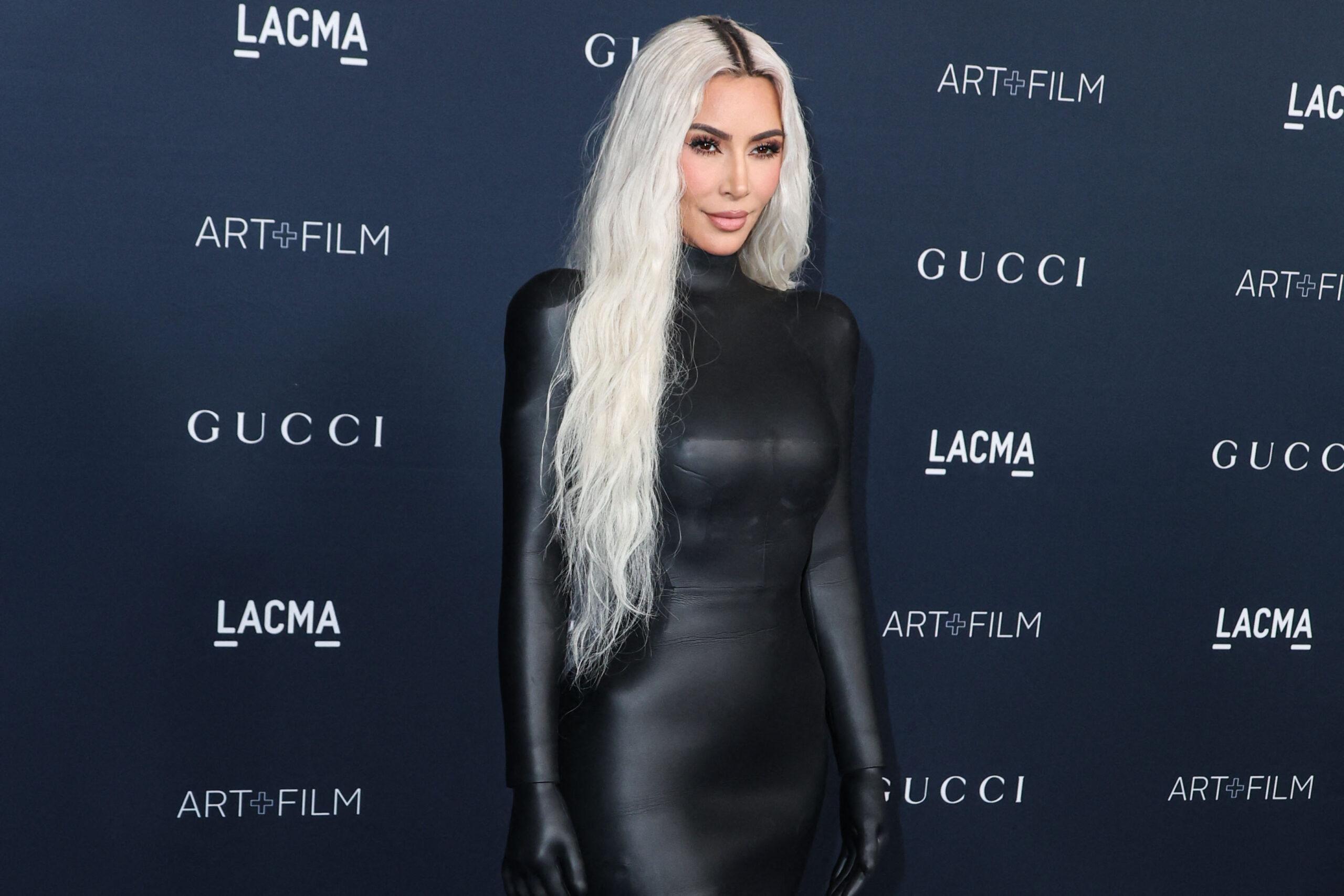 Kim Kardashian wearing Balenciaga arrives at the 11th Annual LACMA Art + Film Gala 2022