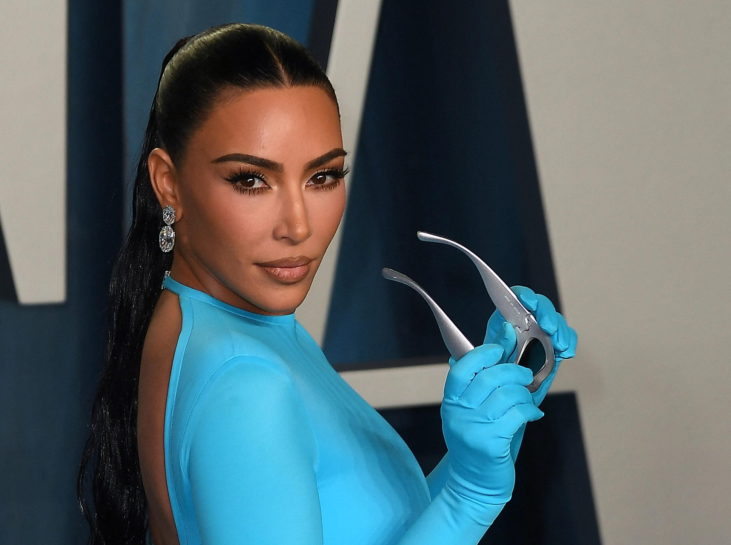 Kim Kardashian at 2022 Vanity Fair Oscar Party - Arrivals