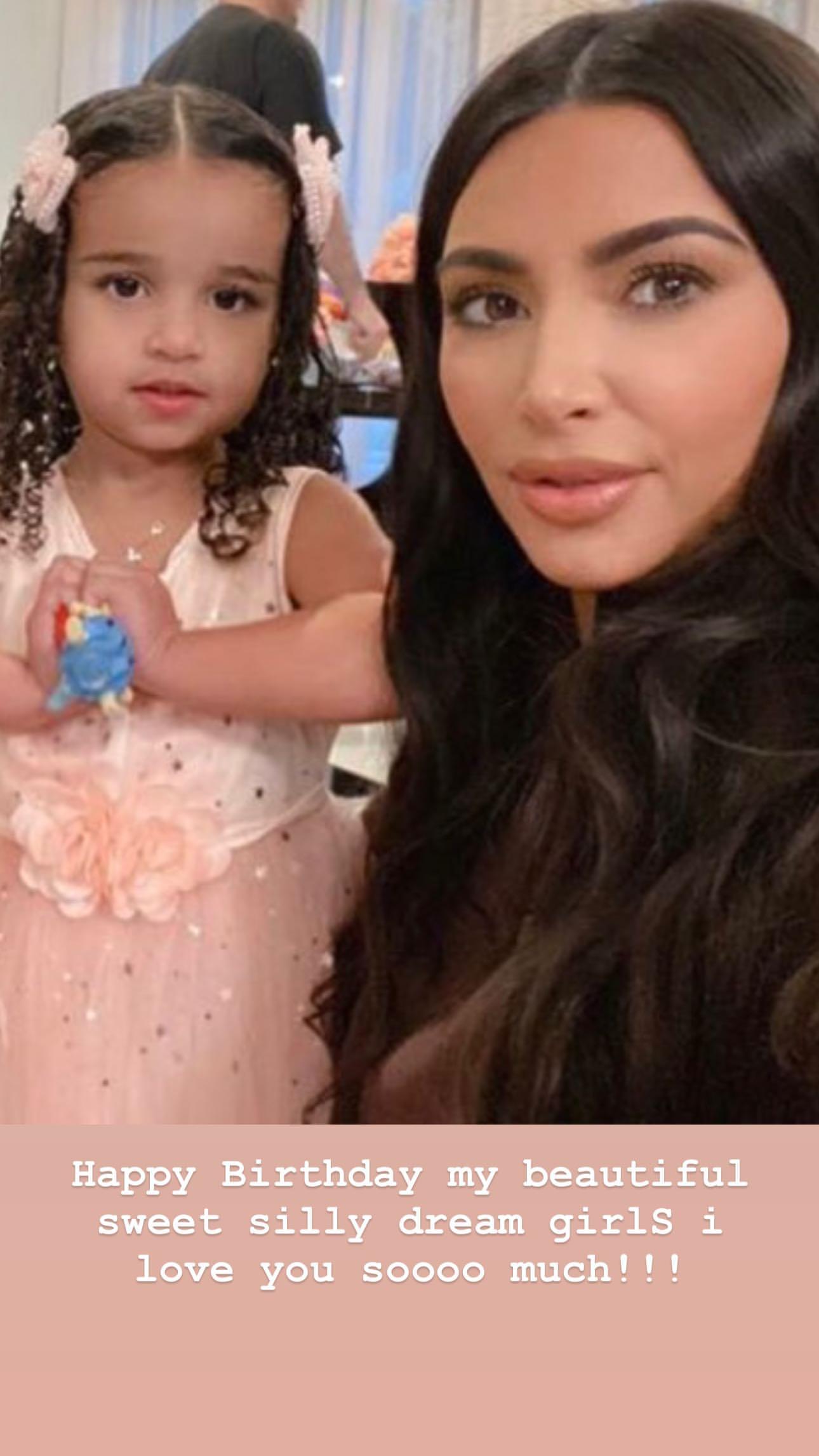 Kim Kardashian's tribute to Dream Kardashian's birthday