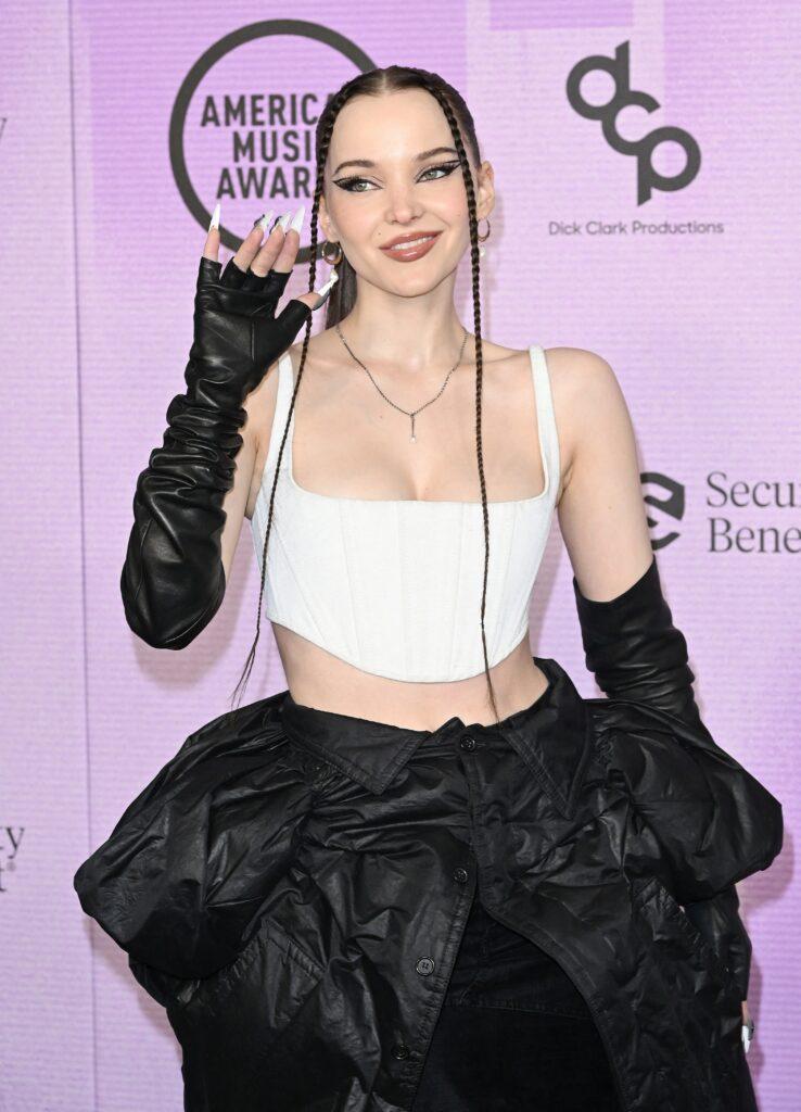 Bebe Rexha arriving at the 2022 American Music Awards held at the Microsoft Theatre on November 20, 2022 in Los Angeles, Ca. © Tammie Arroyo / AFF-USA.com. 20 Nov 2022 Pictured: Dove Cameron. Photo credit: Tammie Arroyo / AFF-USA.com / MEGA TheMegaAgency.com +1 888 505 6342 (Mega Agency TagID: MEGA919732_051.jpg) [Photo via Mega Agency]