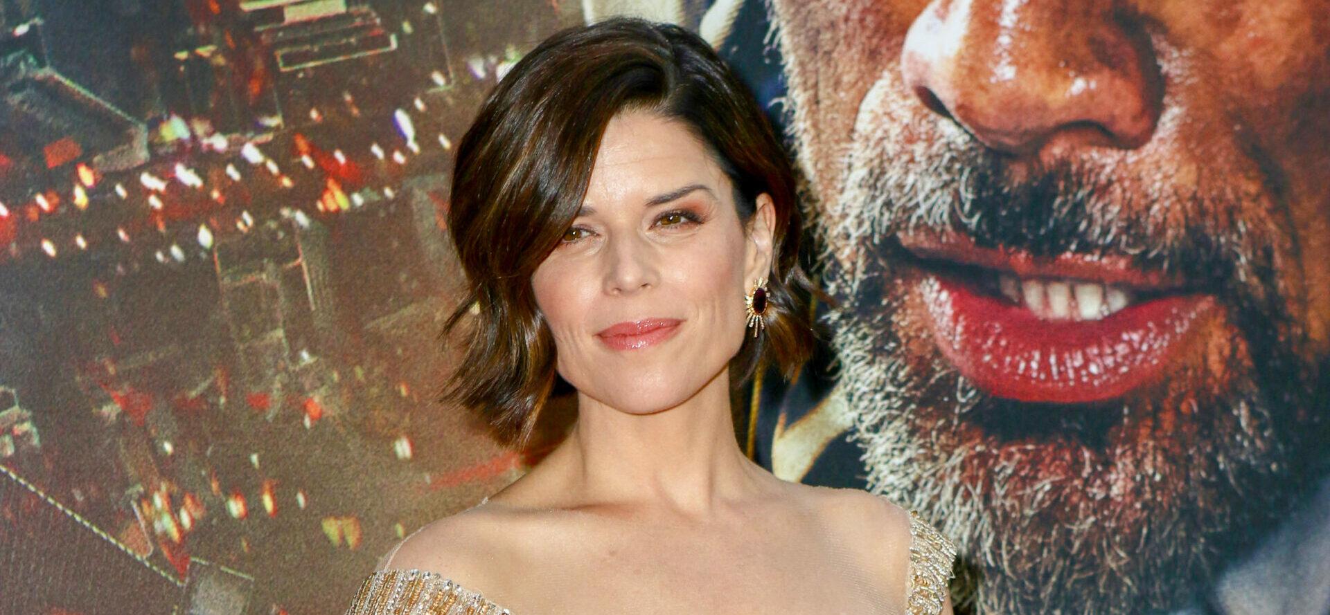 Neve Campbell at 'Skyscraper' New York Premiere
