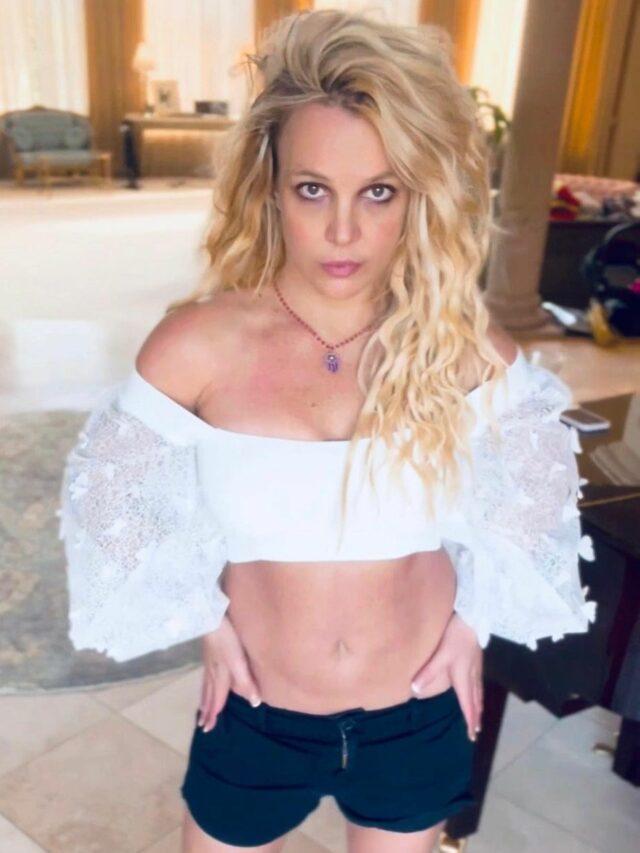 Britney Spears butterfly top reposts are angering fans