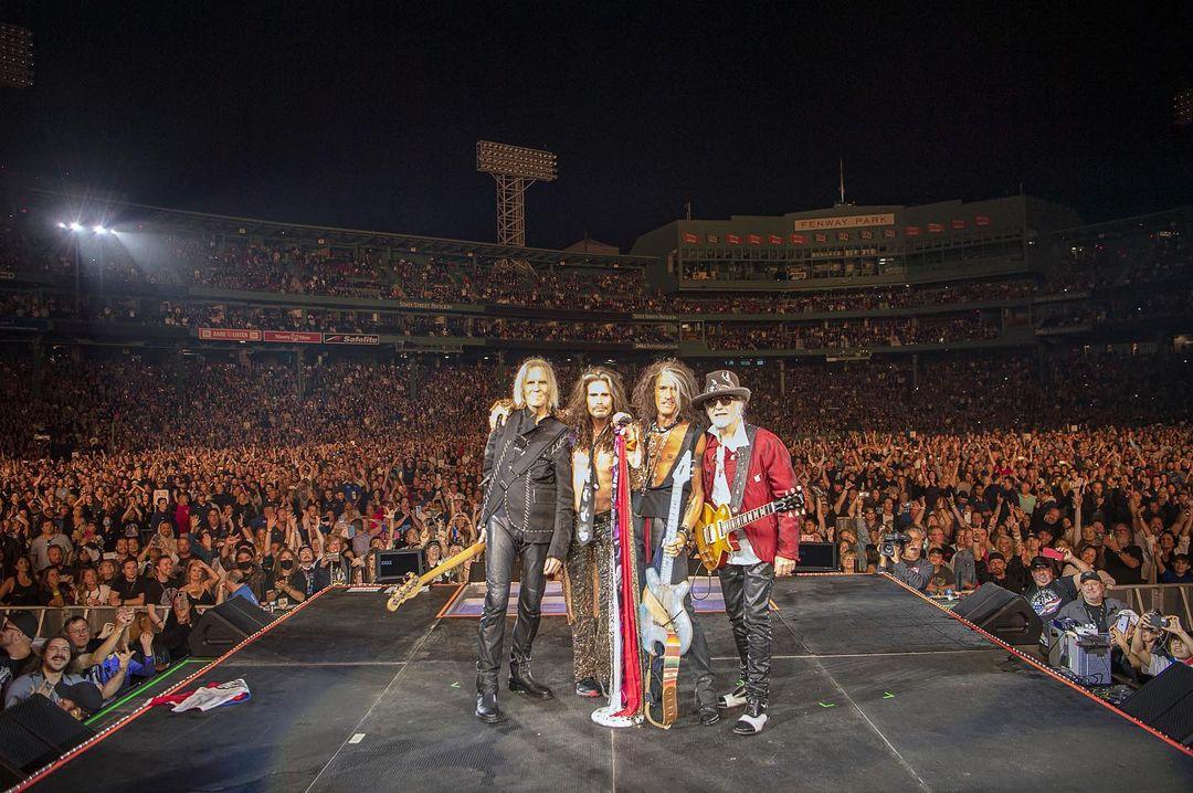 Aerosmith's post on their Instagram page