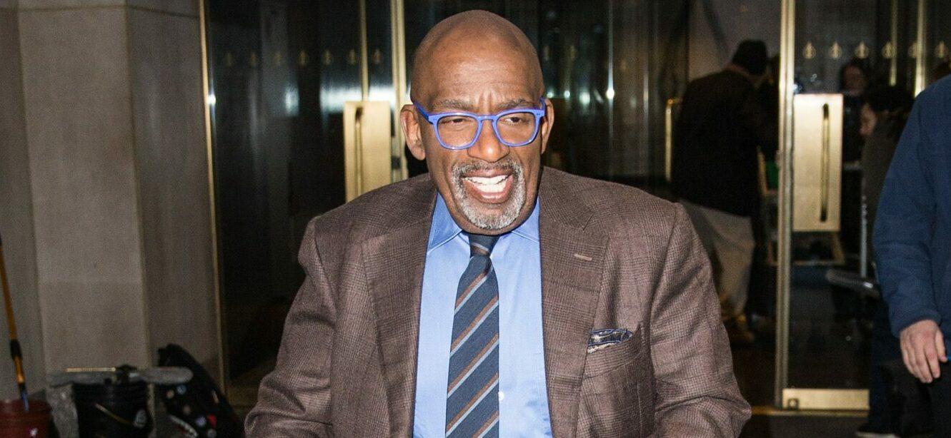 Al Roker is seen leaving the Today Show.