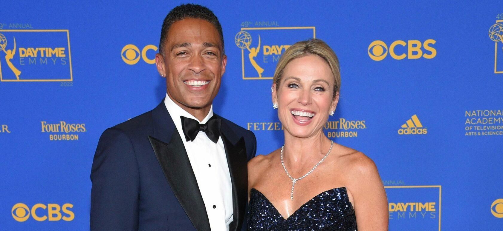 Amy Robach & T.J. Holmes’ Seen Holding Hands As They Visit Multiple Bars For Day-Out In NYC