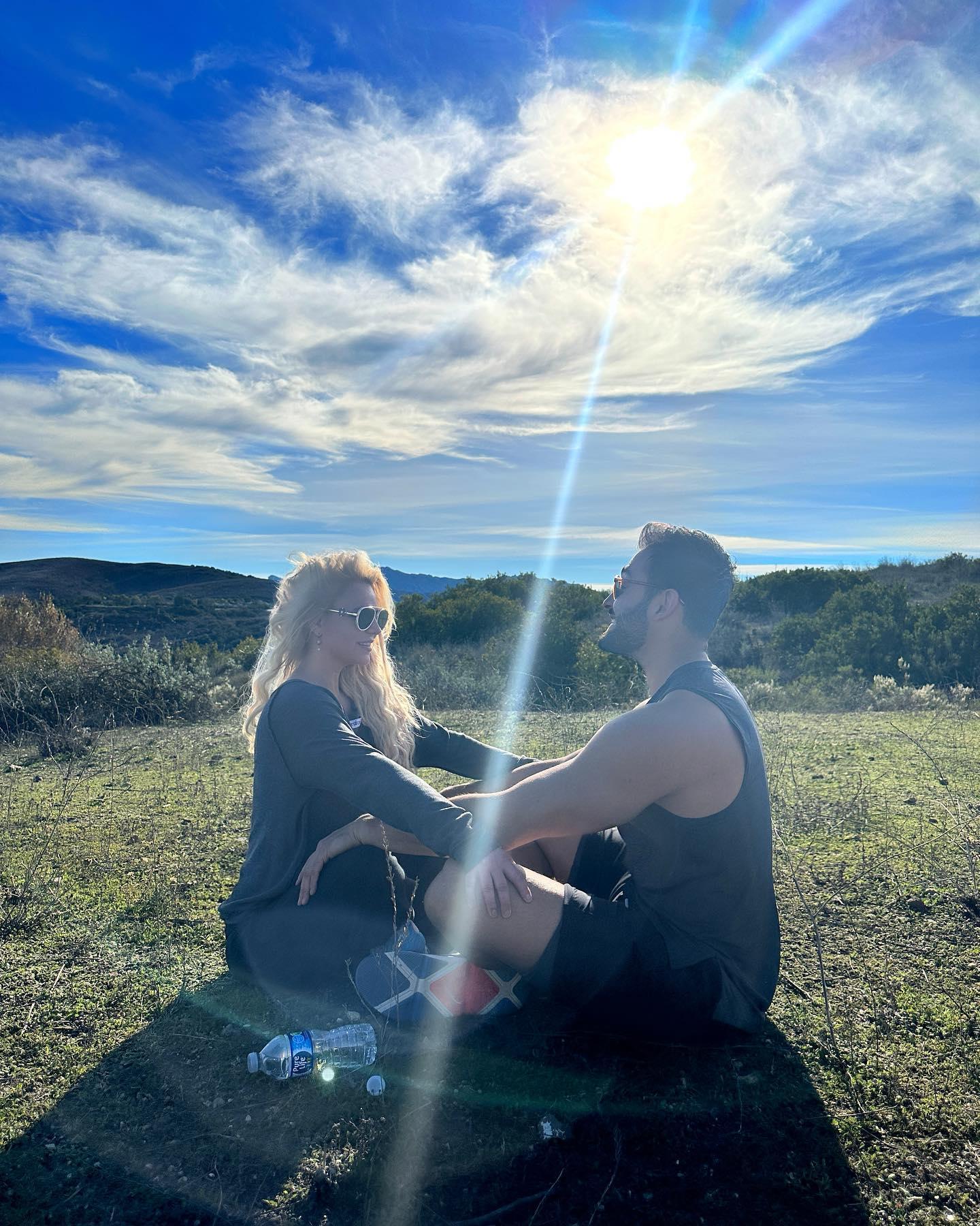 Sam Asghari and Britney Spears celebrate Christmas 2022 with hiking and meditation