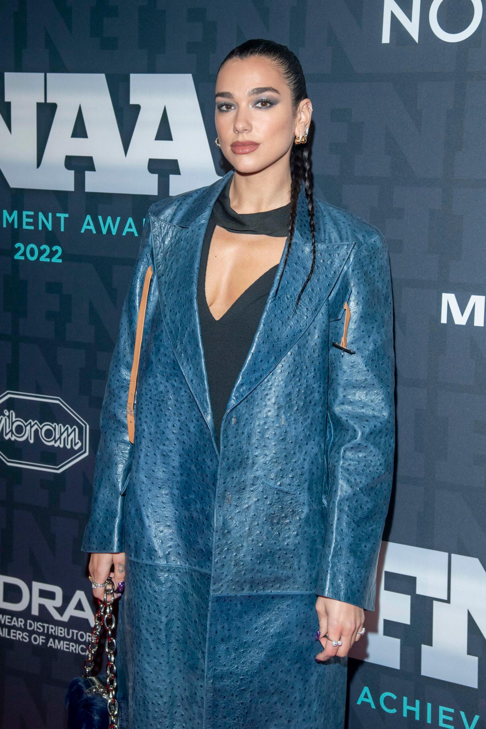 Dua Lipa at the 36th Annual Footwear News Achievement Awards