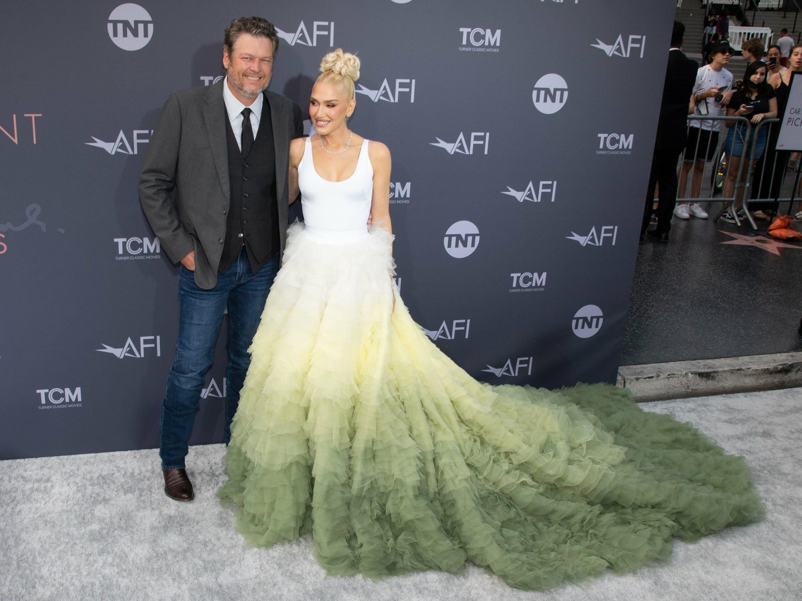 Gwen Stefani and Blake Shelton at 48th AFI Life Achievement Award Gala Tribute Celebrating Julie Andrews