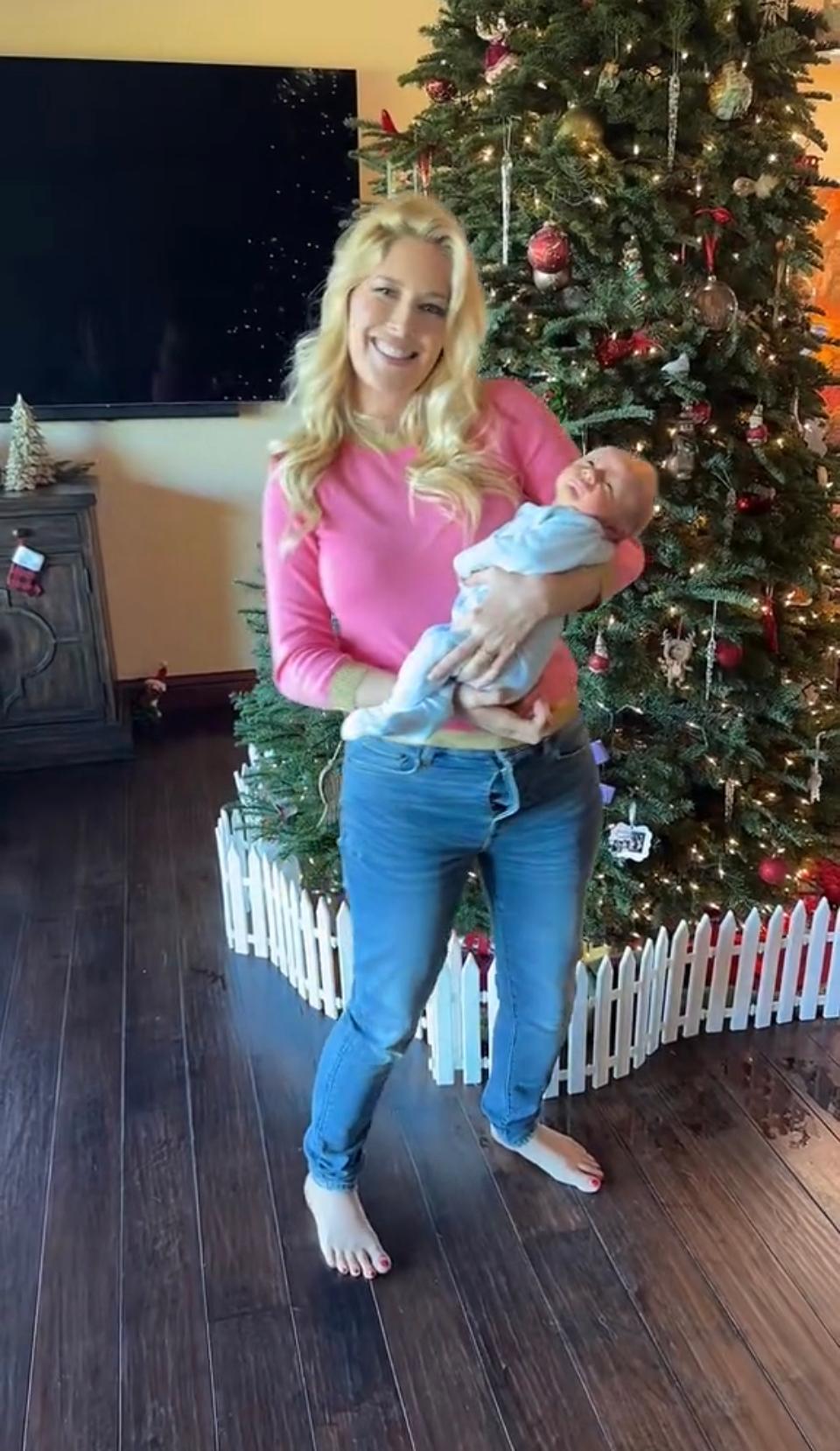 Heidi Montag and baby Ryker