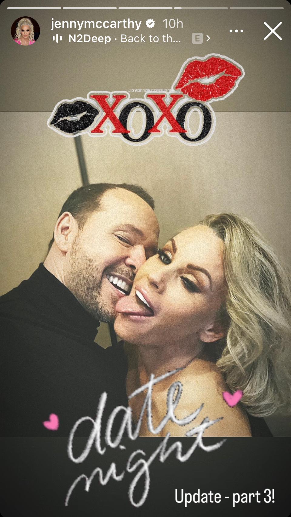 Jenny McCarthy and Donnie Wahlberg 