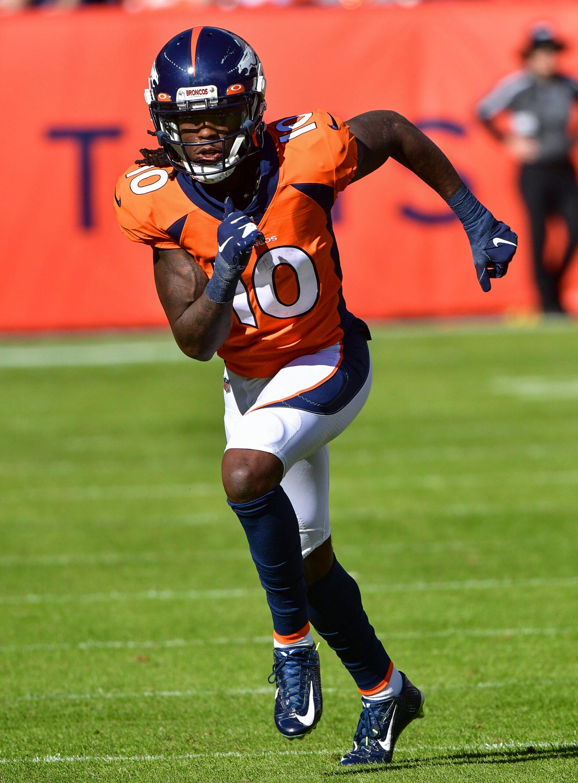 Jerry Jeudy NFL Football 2022: New York Jets vs Denver Broncos OCT 23