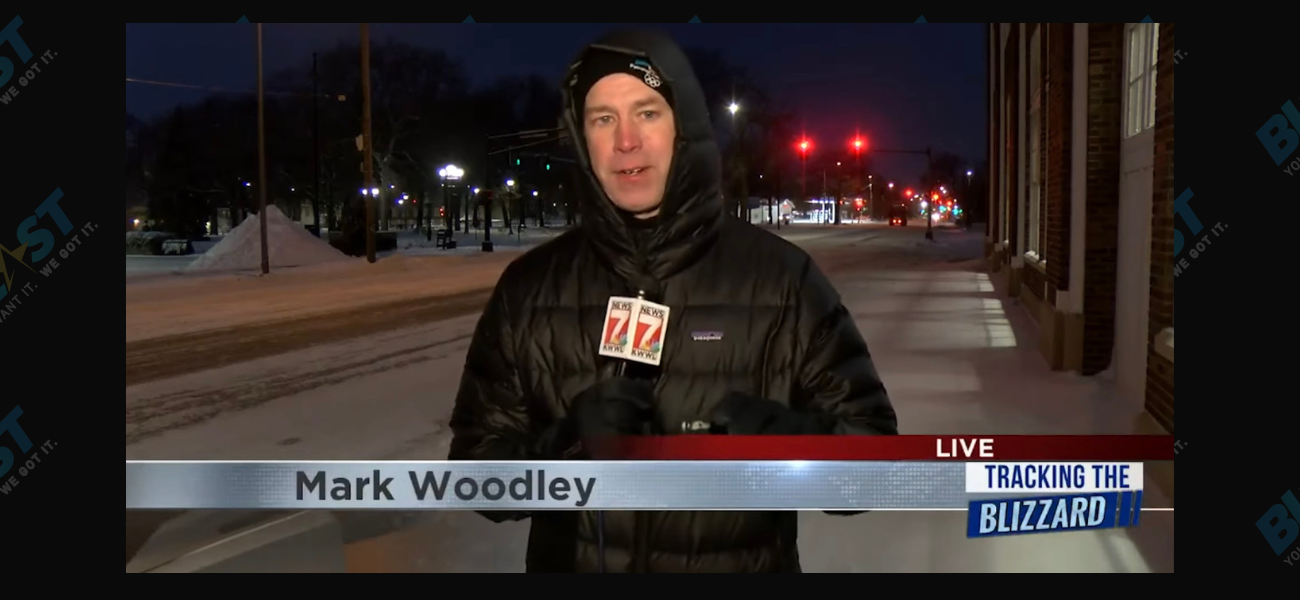 What Happens When A Sports Reporter Is Forced To Cover Weather During A Blizzard?